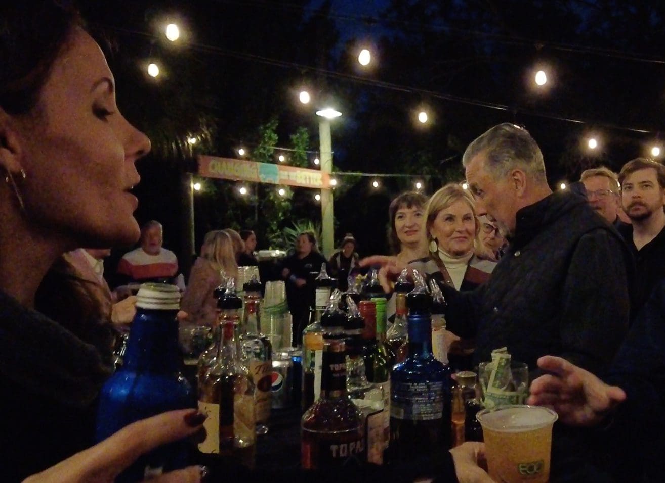 group event at lands of change in Brevard Zoo