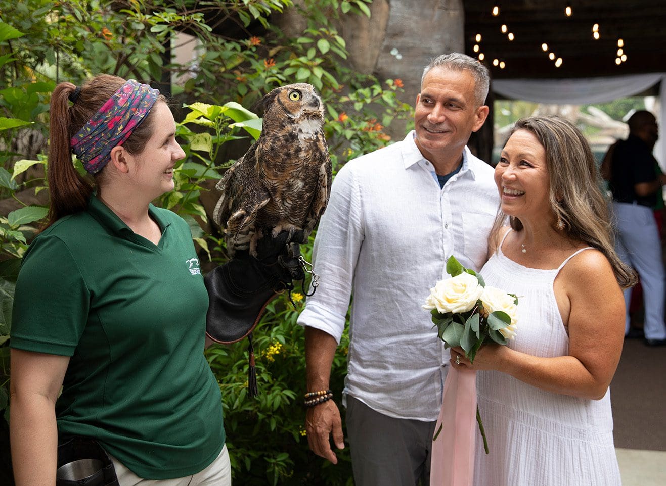 wedding reception rainforest revealed Brevard Zoo